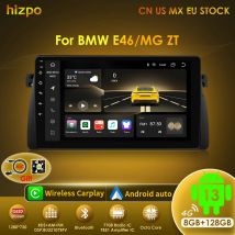 Hizpo 4G Wifi Autoradio Android Auto per BMW E46 M3 318/320/325/330/335 Rover 75 Carplay Multimedia GPS DSP Autoradio Stereo BT