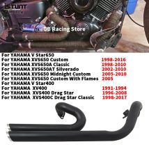 Für Yamaha Drag Star V star 650 XVS650 DS650 XVS400 650A DRAGSTAR 400 Motorrad Auspuff Volle System Schalldämpfer Motocross S schalldämpfer