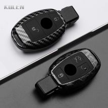 ABS Carbon Faser Stil Auto Schlüssel Fall Abdeckung Für Mercedes Benz A B C E Klasse GLS GLA GLK GLC CLS CLA AMG W204 W205 W212 W463 W176