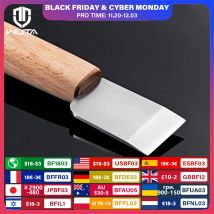 WUTA Coltello da taglio professionale per artigianale in pelle Coltello artigianale fai-da-te Strumento per affilare Lama in acciaio ad alta velocità per destrimani/manchi
