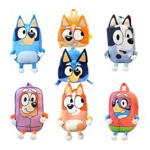 Bluey Family Cosplay Przedszkole Dziecięca Kreskówka Tornister Bluebin Plecak dla psa Kawaii Anime Figurka Plecak dla psa dla dzieci