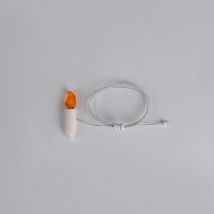 2 stücke Kerzenlicht leuchtende Kerzen für LED-Licht-Kit kompatibel mit Schloss blöcke Modell Schöpfer DIY Spielzeug