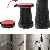 Tarka Kunststoff Klapp hocker Reise faltbarer Camphocker Outdoor tragbare verstellbare Klapp sitz leichte Angel Picknick Stühle