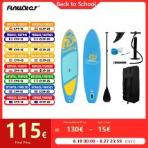 FunWater-tabla de remo inflable, tabla de Paddle antideslizante para deportes acuáticos, tabla de Surf, tabla de Surf Sup