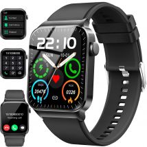 Smart Watch, smartwatch da 1,85" (risponde/fare chiamate), fitness tracker impermeabile IP68, oltre 100 modalità sportive, frequenza cardiaca e monitoraggio del sonno