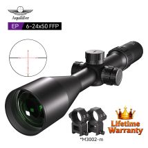 Aquilifer 6-24x50 FFP Zielfernrohr Langstrecke Scharfschütze Jagd Militär Optik 11 Rote Beleuchtung Waffenzubehör
