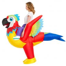 New Adult Animal Parrot Rooster Flamingo Inflatable Costume Dress Suits Purim Halloween Christmas Anime Party Cosplay Costumes