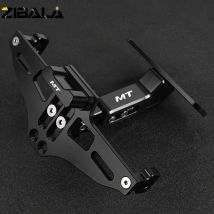 FÜR Honda Yamaha MT 01 MT 03 MT07 MT09 MT125 MT10 MT 15 MT25 Motorrad Kennzeichen Halterung Lizenz Halter mit Signal Licht