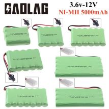 3,6 V/4,8 V/6 V/7,2 V/8,4 V/9,6 V/12 V 5000 mah NI-MH AA Akku Für Fernbedienung Spielzeug Elektrische Auto Volt SM Stecker