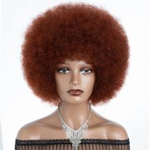 Afro verworrene lockige Perücke menschliches Haar kurze Perücken für Frau menschliches Haar natürliche brasilia nische Haar perücken voll maschinell hergestellt