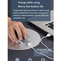 CW2 Wireless Mouse 2.4g Bluetooth Computer Gaming Mouse Rechargeable RGB Backlight Ergonomic Roller Laser Laptop USB Accessories