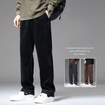 Neue Herbst und Winter männer Bequeme Cord Casual Hosen Männer Vielseitige Gerade bein Lose Sportswear Hosen Mann Hosen