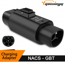 GUWIEYG EV-Adapter 32 A für Tesla auf GBT EVSE-Adapter, 250 V Ladeanschluss, passend für alle GBT-Standardautos
