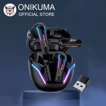 Onikuma t27 Dual-Mode-Ohrhörer mit Touch-Steuerung 2,4 GHz Stereo-Gaming-Headset mit geringer Latenz und unabhängiger Verbindung
