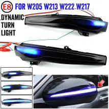 Per Mercedes Benz Classe C W205 GLC X253 E W213 S W222 Indicatore di direzione dinamico Ala laterale Indicatore specchietto retrovisore a LED Lampeggiante