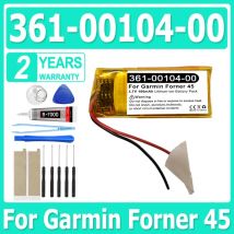 Brand-New Smart Watch Battery 361-00104-20 361-00104-00 For Garmin Forner 45 100mAh High Capacity Batterie + Free Tools