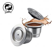 Capsule riutilizzabili per capsule di caffè per filtro caffè Nespresso in acciaio inossidabile Espresso Crema pod nuovo aggiornamento del produttore