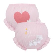 2 Teile/los Baby 100% Baumwolle Höschen Kinder Mädchen Schriftsätze Weibliche Für Kinder Unterwäsche Nette Bogen Unterhose Kinder Schöne Kleidung
