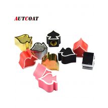AUTCOAT 4Pcs/Set Stylish Spades Tire Wheel Tyre Valve Stem Caps for Car Truck Motorcycle Bike Universal Dust Covers