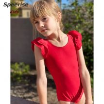 Speerise Kinder Tank Ballett Tanz Trikot Spandex Für Mädchen Kurzarm Dehnbare Gymnastik Dacne Bühne Kostüm Prinzessin Party