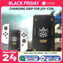 IINE Charging Grip for Nintendo Switch OLED Joycons Controller Accessories Charging Dock Support Charge Overcharge Protection