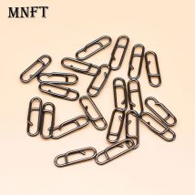 MNFT 45Pcs Angeln Interlock Snap Fast Clips Edelstahl Angeln Locken Snap Glatte Stecker Angeln Zubehör