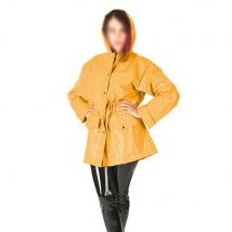 Damen Langarm Kapuzen jacke glänzendes PVC Leder Knopf oben lose Taschen lange Mäntel Nachtclub Regen mäntel Wetlook Clubwear 7xl