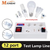 Led Tester for E27 B22 E14 Light Bulb Tester Multi-purpose Screen Tester Led Electric Power Voltage Power Tester for Light Bulb