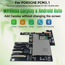 Drahtloses Carplay Android-Automodul für Porsche PCM3.1 Panamera Cayenne Cayman Macan Boxster 911 991 718 AirPlay-Spiegelverbindung