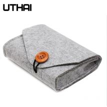 UTHAI T29 Custodia portatile per HDD da 2,5' per MacBook Caricatore Mouse Mobile Power Bank Auricolare Accessori digitali Proteggi borsa