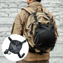 Taktische Helmtasche Mehrzweck Molle Aufbewahrungstasche Netztasche für die Jagd Airsoft Helme Tasche Rucksack Zubehör