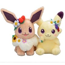 Osterserie Pokémon Eevee Plüschpuppe Dai Hana Ibu Cartoon Kuscheltiere Kranz Pikachu Spielzeugpuppen Weihnachtsdekorpuppe