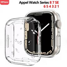 Custodia protettiva per schermo in TPU per Apple Watch 45mm 41mm 44MM 40MM 42MM 38MM Copertura paraurti completa per IWatch 9 8 7 SE 6 5 4 3 2 1