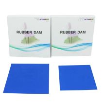 36 Stücke/52 Stücke Dental Kofferdam Latex 5 "x 5"/6 "x 6" Gummi Nnti-allergie Blätter Pulverfrei 0,18mm Dicke Mundpflege Materialien