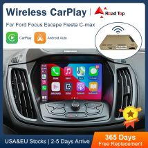 CarPlay inalámbrico para Ford Focus, Escape, Fiesta, c-max, Sync 2, Android, interfaz automática, Mirror Link, AirPlay, función de reproducción de coche