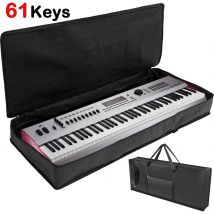 61 Tasten Klavier Aufbewahrung tasche wasserdicht 420d Oxford Stoff tragbare Instrumenten tastatur staub dichte Schutzhülle mit Seiten taschen