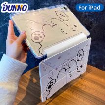 Für iPad 10th Gen Fall 3 + Y-falten Track Klar Abdeckung für Air 4 5 6 10,9 in 11 in 13 in Für Air 2 9,7 Pro 11 12,9 13 Mini 6 7 Fall