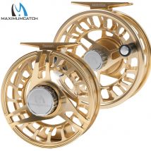 Maximumcatch AVIDPRO Fly Fishing Reel 3-9WT CNC Machined 6061T6 Aluminum Lightweight Durable Large Arbor Fly Reel for Trout Bass