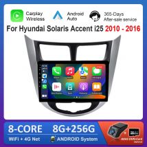 9'' for Hyundai Solaris Accent i25 2010 - 2016 Android OS GPS Car Video Multimedia Player Bluetooth WiFi HD Screen 4G Auto Tools