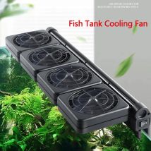 Ventola di raffreddamento per acquario Temporizzazione Velocità del vento regolabile Ventola di raffreddamento Dispositivo di raffreddamento per acquario Spessore del vetro ≤12 mm Accessori per