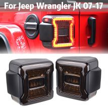 2x Dla Jeep Wrangler JK 2007-2017 Światła tylne LED Światło hamowania wstecznego Światło tylne DRL