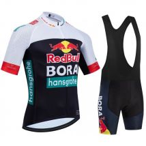 Red Bull Road Cycling Jersey Sets Short Mtb Man Bicycle for Men Clothing Bycicle Men's Shorts Mountain Bike Jerseys Summer Shirt