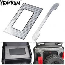 YEAHRUN Metall Schwanz Dach Unterfahrschutz Trim Schiebedach Dekoration für 1/10 RC Crawler Auto TRX4 Defender Upgrade Teile