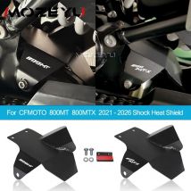 800MT 800MTX Shock Heat Shield For CFMOTO MT 800 MTX MT CF800MT 2026 CNC Exhaust Pipe Protection Cover Motorcycle Accessories