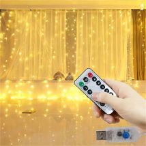 1pc USB 3x3/3*2/3*1 LED Vorhang Schlafzimmer Lichter Weihnachten girlande Fee Licht Girlande Hochzeit Hause Schlafzimmer Dekoration Beleuchtung