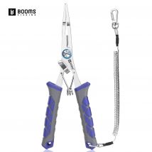 Booms Fishing XW13 Multi-functional Fishing Pliers Stainless Steel Line Cutter Portable Split Ring Opener Fishing Tool