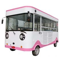 Beliebter elektrischer mobiler Street Food Van Cart Truck mit zweiseitigem Edelstahl-Arbeitstisch, drei Wasserspülen und Tanks