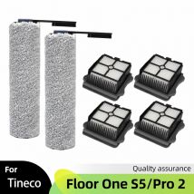 Hepa-Filter und Rollenbürsten-Ersatz für Tineco Floor ONE S5, Tineco Floor ONE S5 Pro 2 Akku-Staubsauger-Zubehör