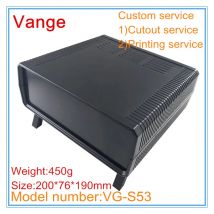 Vange PCB project box 200*76*190mm ABS plastic junction box device enclosure