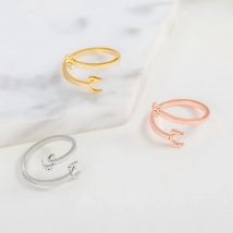 Customized Arabic Name Ring Any Language Rings Personalized Gold Stainless Steel Jewelry Adjustable Arab Rings For Women Gifts